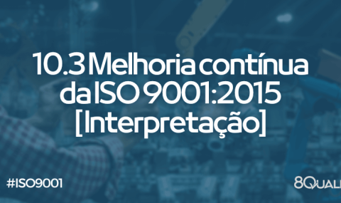 Item 10.3 Melhoria contínua da ISO 9001:2015 – Interpretação